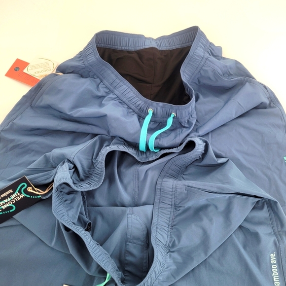 Bamboo Ave Shorts Mens Size Medium Sky Blue 7" Boundless Short Comfy New - Picture 4 of 4